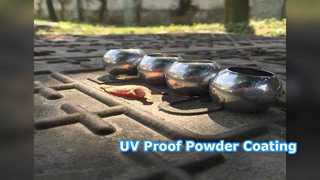 Прочное порошковое покрытие, устойчивое к ультрафиолетовому излучению, наружная отделка