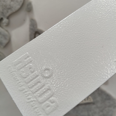 Белое порошковое покрытие с текстурой морщин на основе полиэфира 60-80 мкм для металла